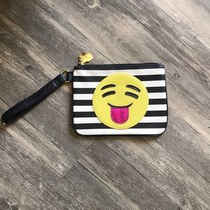 Betsey Johnson Emoji Wristlet